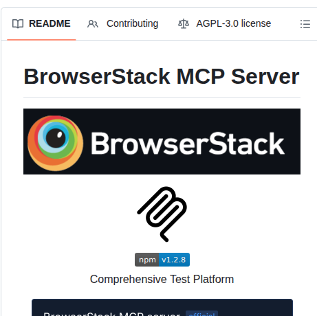 Browserstack Mcp Server screenshot
