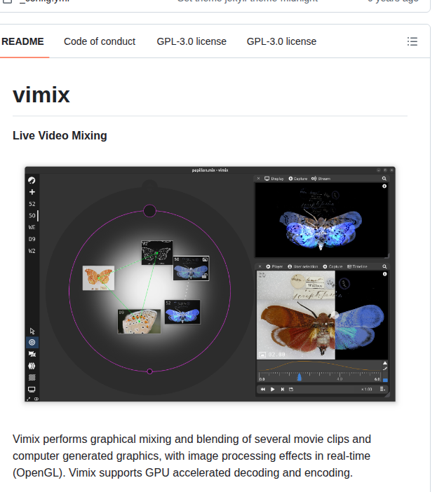 Brunoherbelin Vimix screenshot