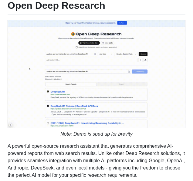 Btahir Open Deep Research screenshot