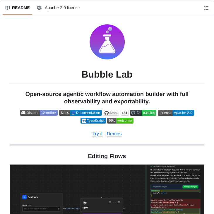 Bubblelabai Bubblelab screenshot