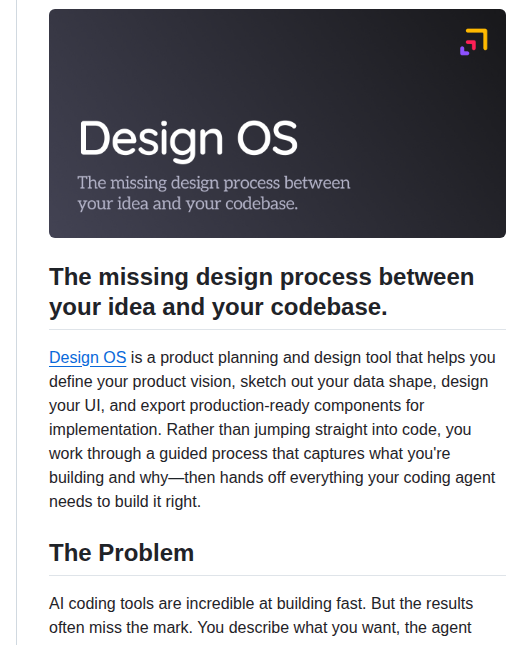 Buildermethods Design Os screenshot