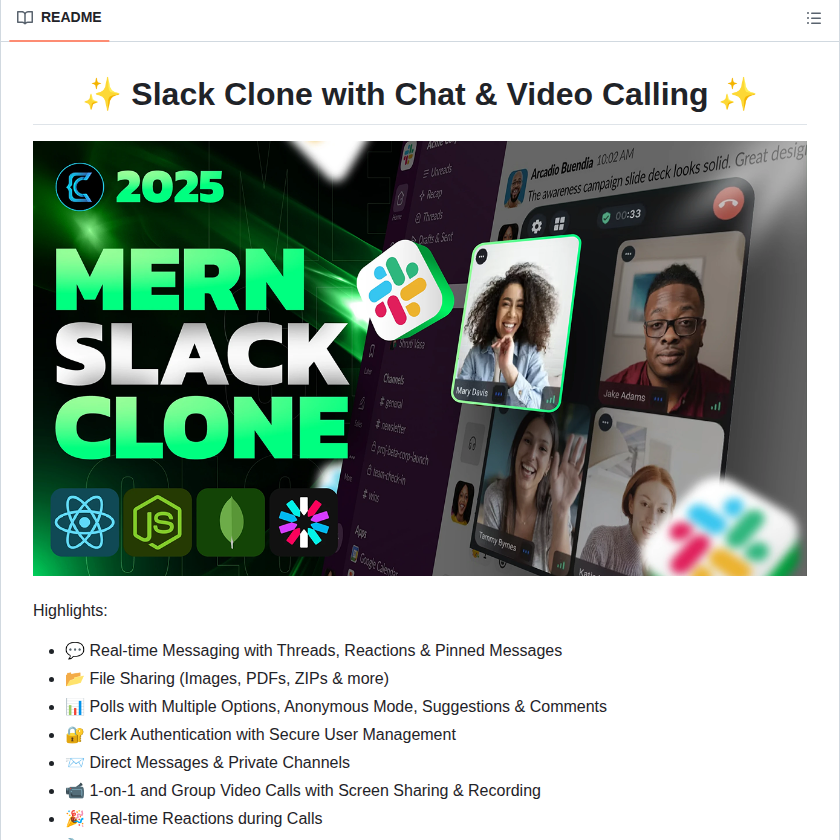 Burakorkmez Slack Clone screenshot