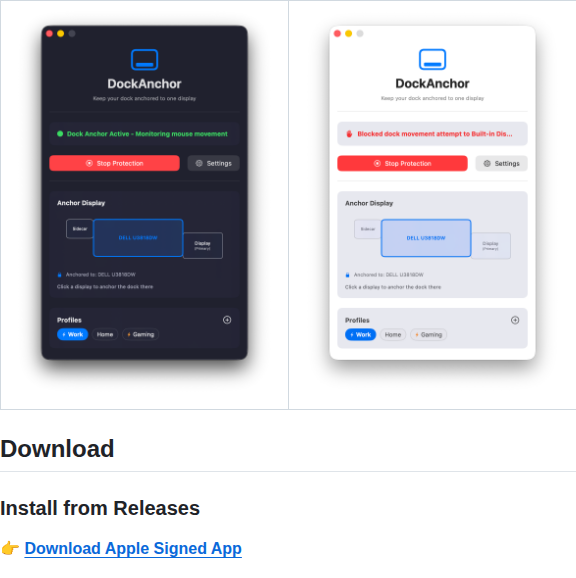 Bwya77 Dockanchor screenshot