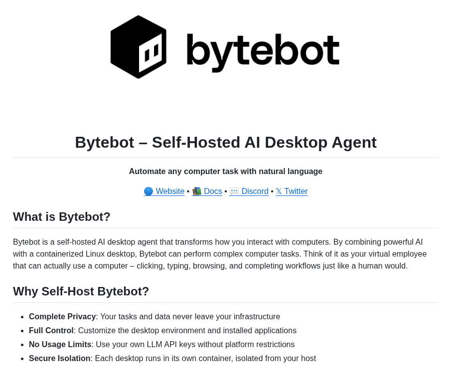 Bytebot Ai Bytebot screenshot