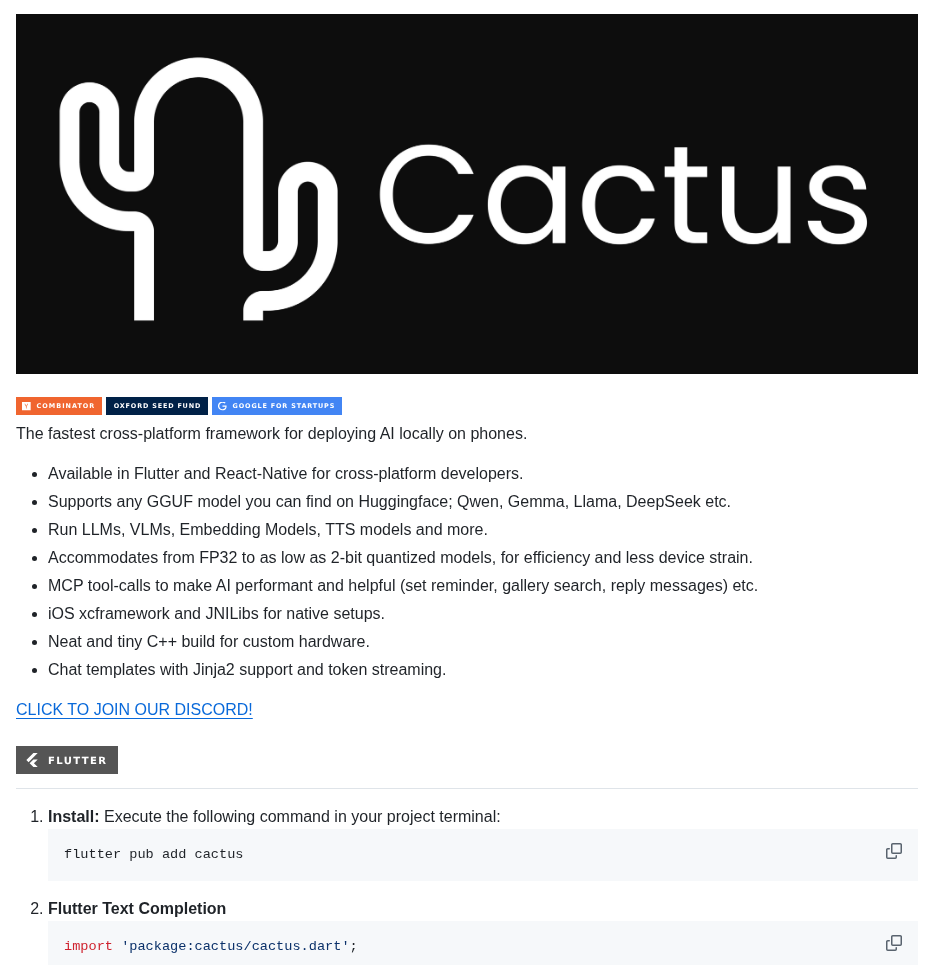 Cactus Compute Cactus screenshot