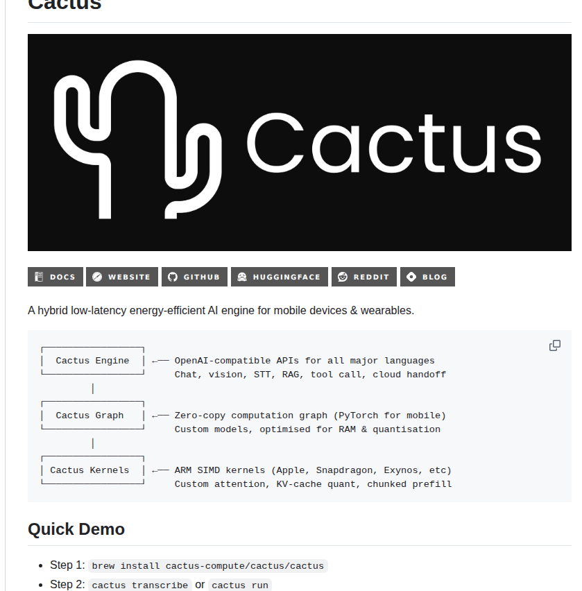 Cactus Compute Cactus screenshot