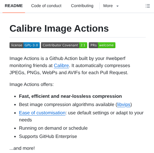 Calibreapp Image Actions screenshot