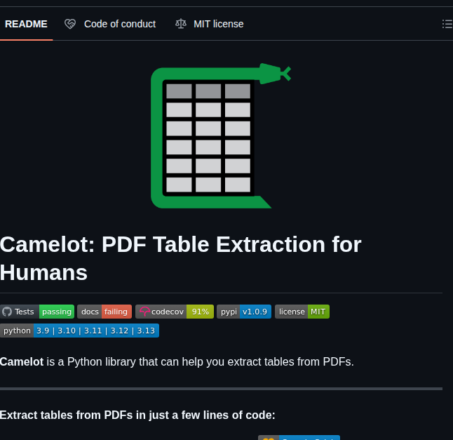 Camelot Dev Camelot screenshot