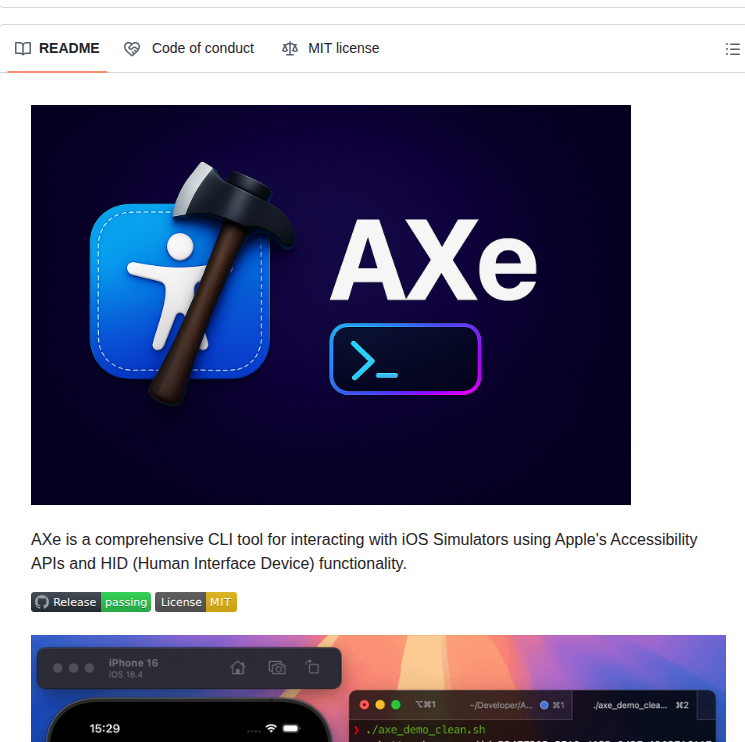 Cameroncooke Axe screenshot