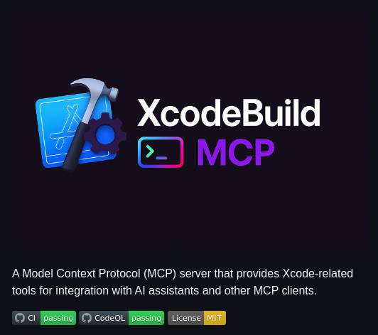 Cameroncooke Xcodebuildmcp screenshot