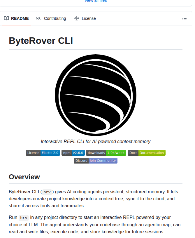 Campfirein Byterover Cli screenshot