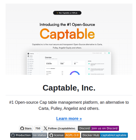 Captableinc Captable screenshot