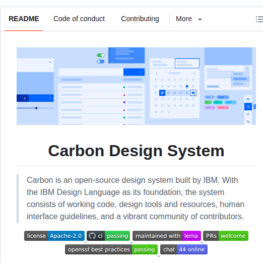 Carbon Design System Carbon screenshot