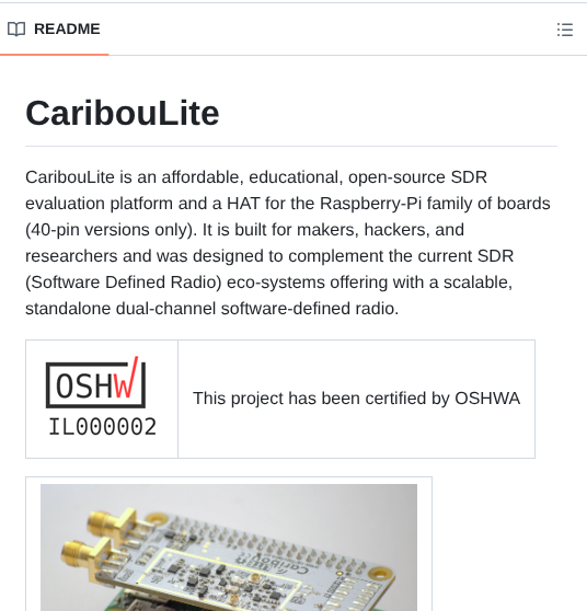 Cariboulabs Cariboulite screenshot