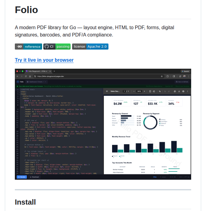 Carlos7ags Folio screenshot