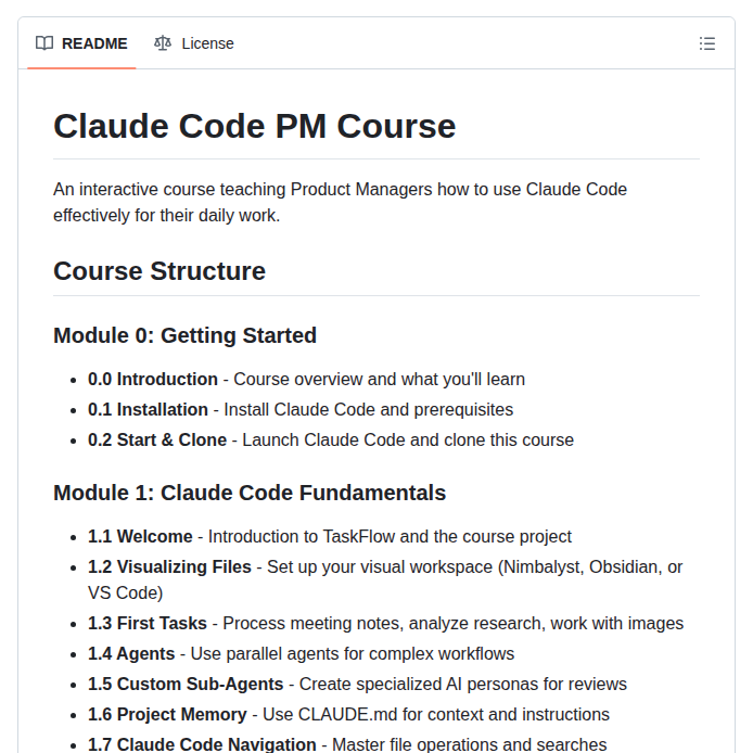 Carlvellotti Claude Code Pm Course screenshot