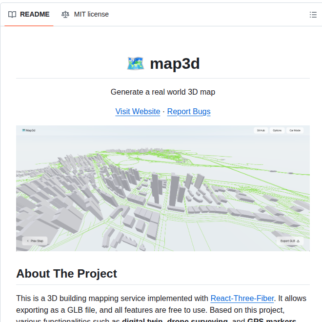 Cartesiancs Map3d screenshot