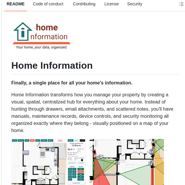 Cassandra Home Information screenshot