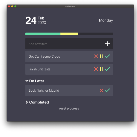 Cassidoo Todometer screenshot