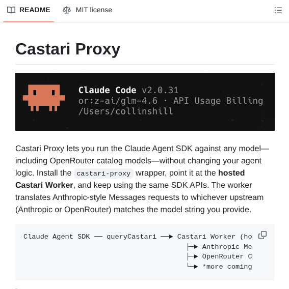 Castar Ventures Castari Proxy screenshot
