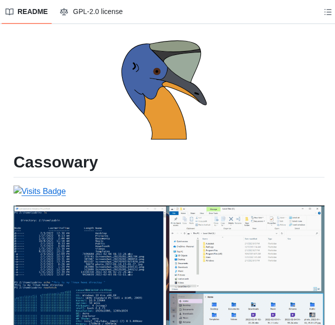 Casualsnek Cassowary screenshot