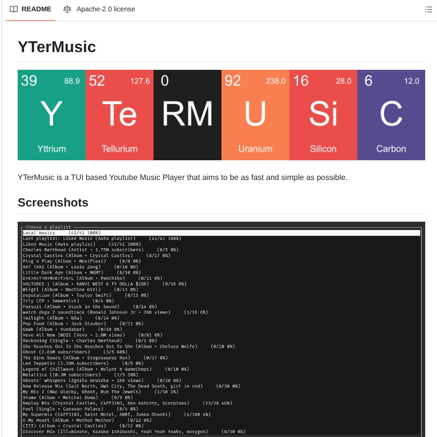 Ccgauche Ytermusic screenshot