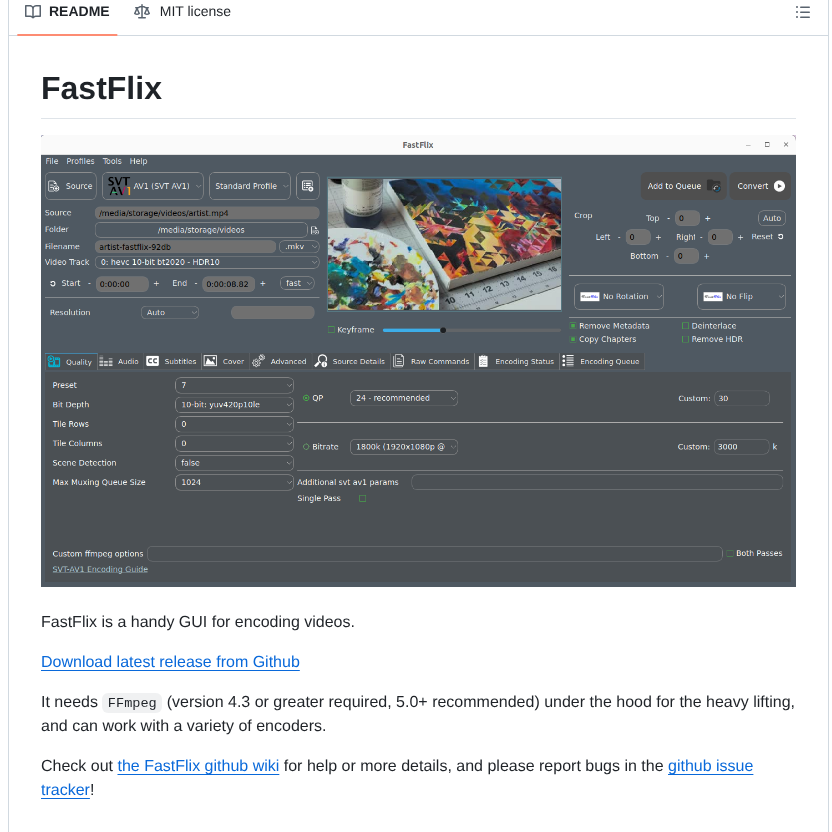 Cdgriffith Fastflix screenshot
