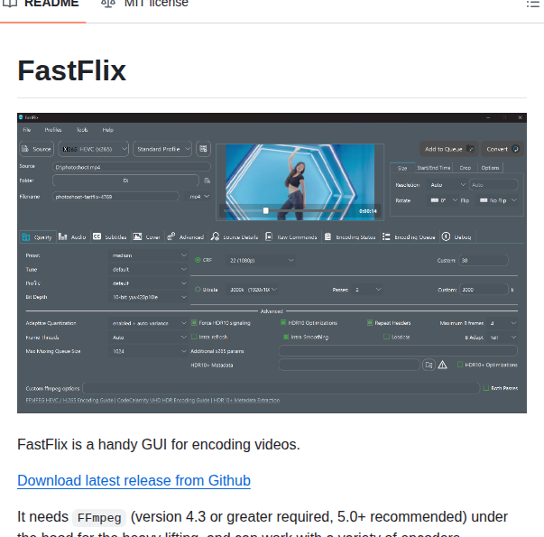 Cdgriffith Fastflix screenshot