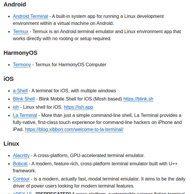 Cdleon Awesome Terminals screenshot