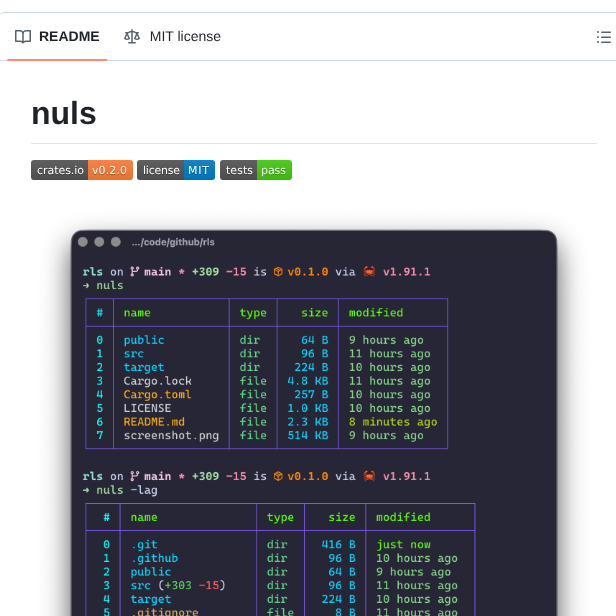 Cesarferreira Nuls screenshot