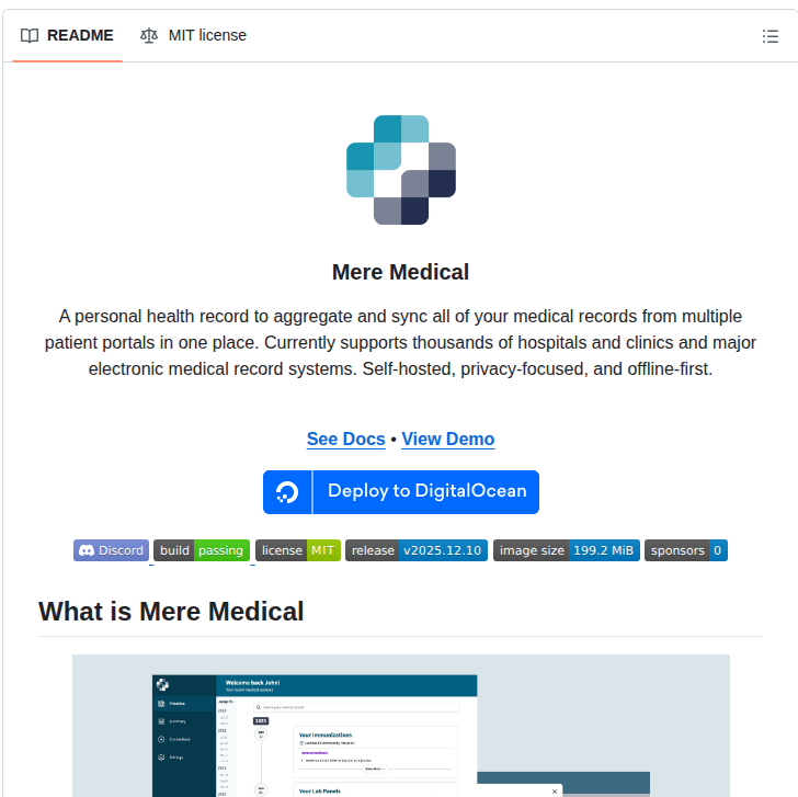 Cfu288 Mere Medical screenshot