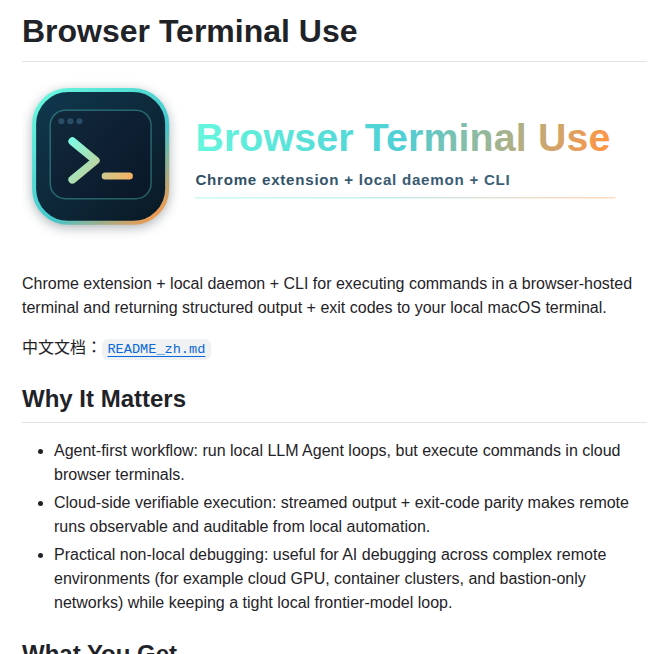 Chaokunyang Browser Terminal Use screenshot