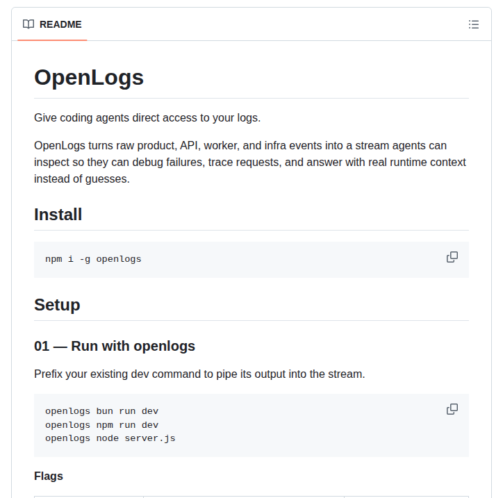 Charlietlamb Openlogs screenshot
