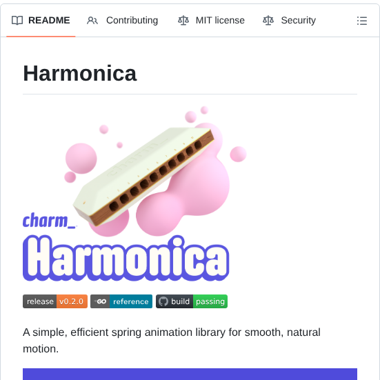 Charmbracelet Harmonica screenshot