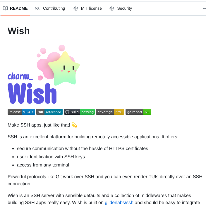 Charmbracelet Wish screenshot