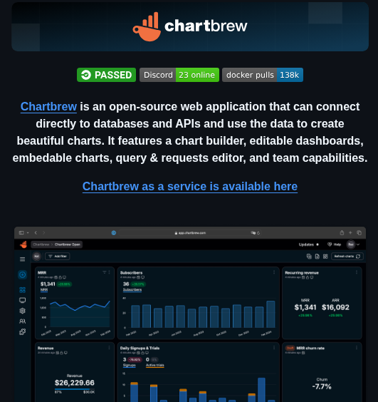 Chartbrew Chartbrew screenshot
