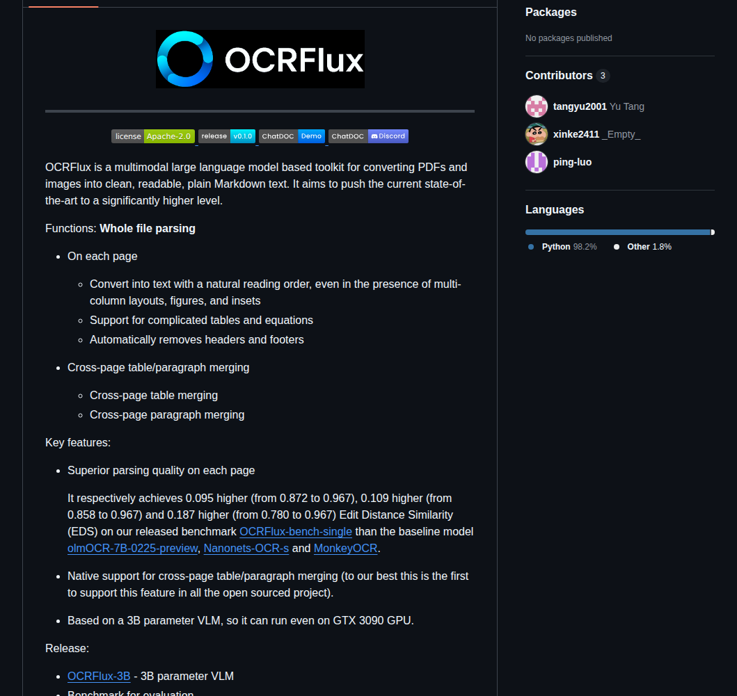 Chatdoc Com Ocrflux screenshot