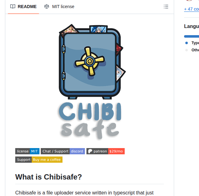 Chibisafe Chibisafe screenshot