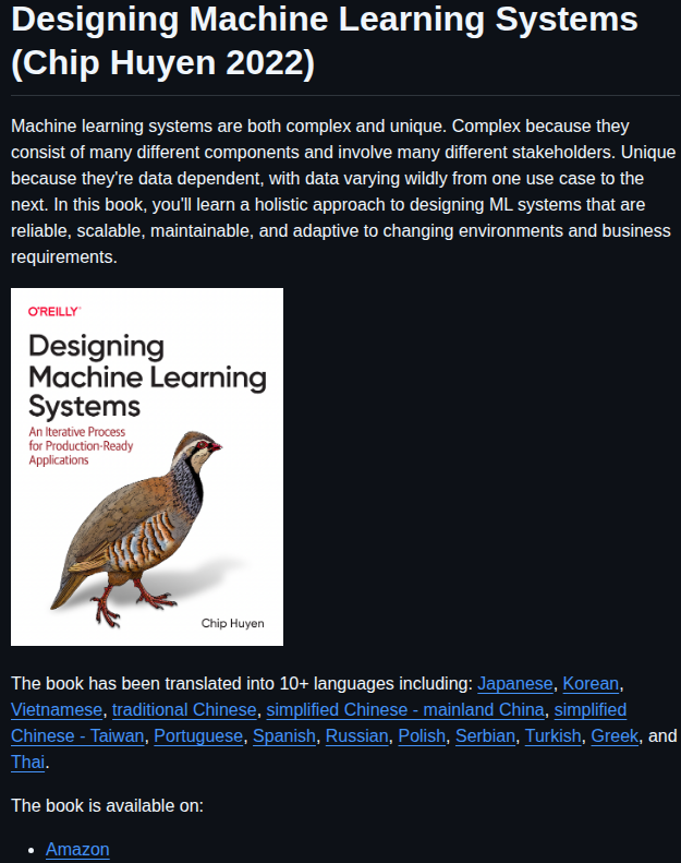 Chiphuyen Dmls Book screenshot