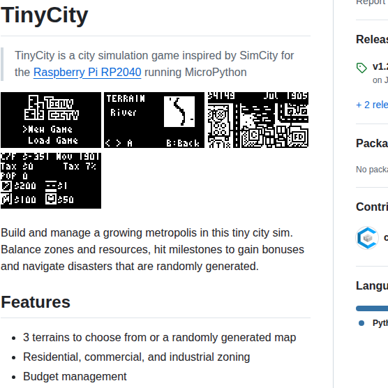 Chrisdiana Tinycity screenshot