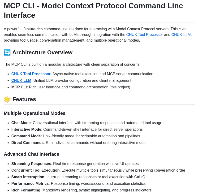 Chrishayuk Mcp Cli screenshot