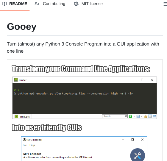 Chriskiehl Gooey screenshot