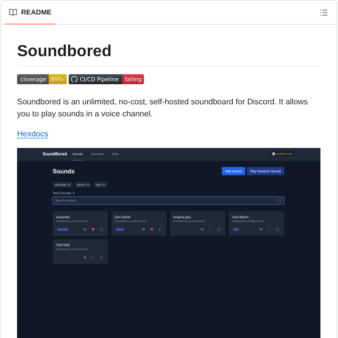 Christomitov Soundbored screenshot