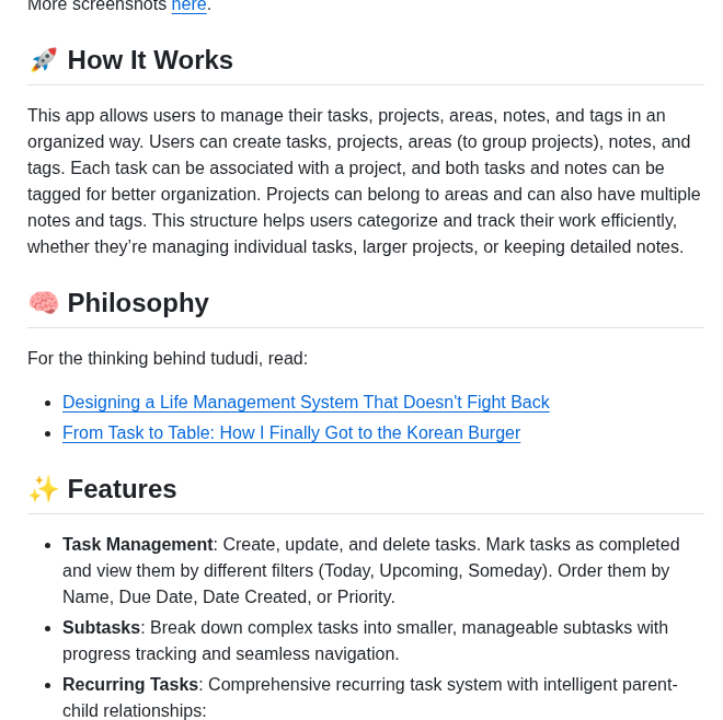 Chrisvel Tududi screenshot