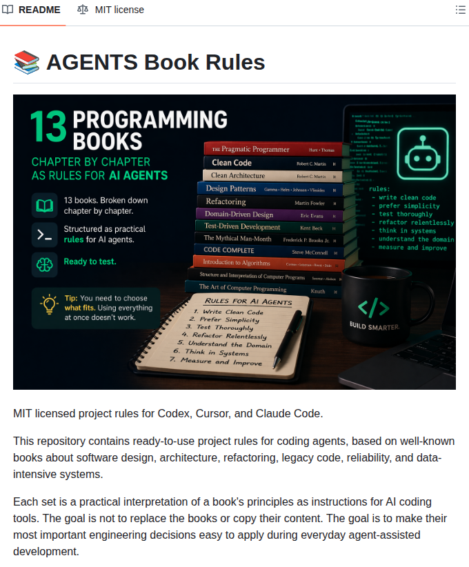 Ciembor Agent Rules Books screenshot