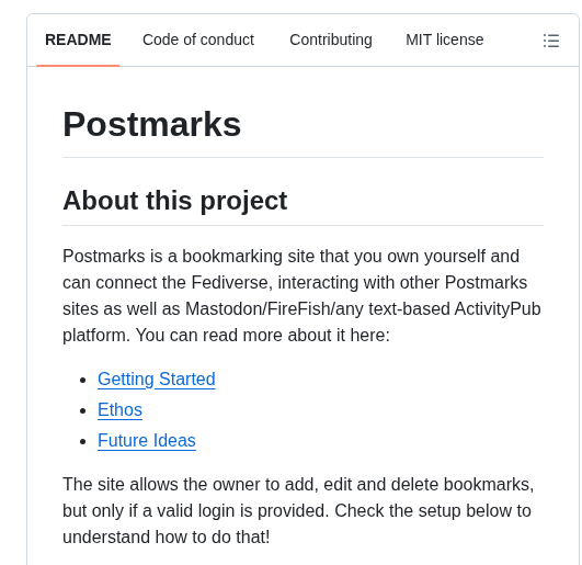 Ckolderup Postmarks screenshot