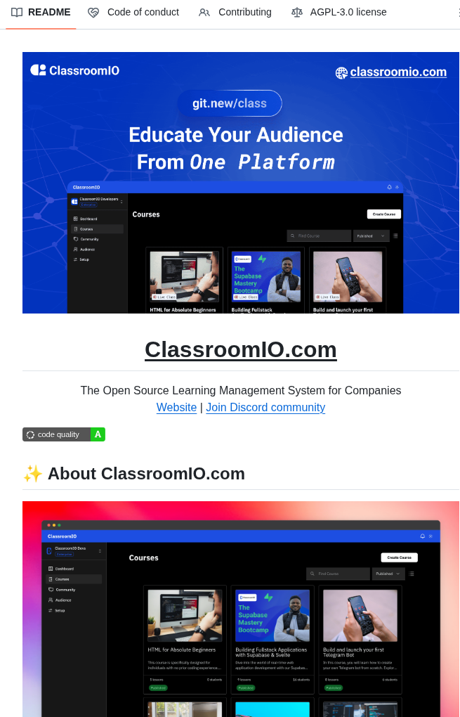 Classroomio Classroomio screenshot