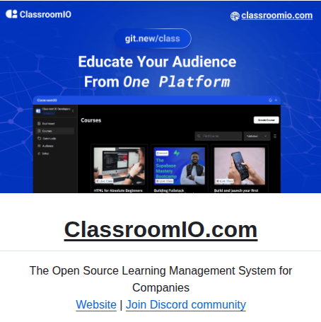 Classroomio Classroomio screenshot