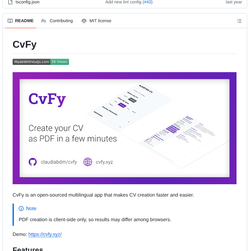 Claudiabdm Cvfy screenshot