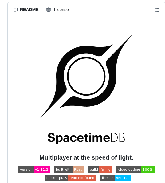 Clockworklabs Spacetimedb screenshot